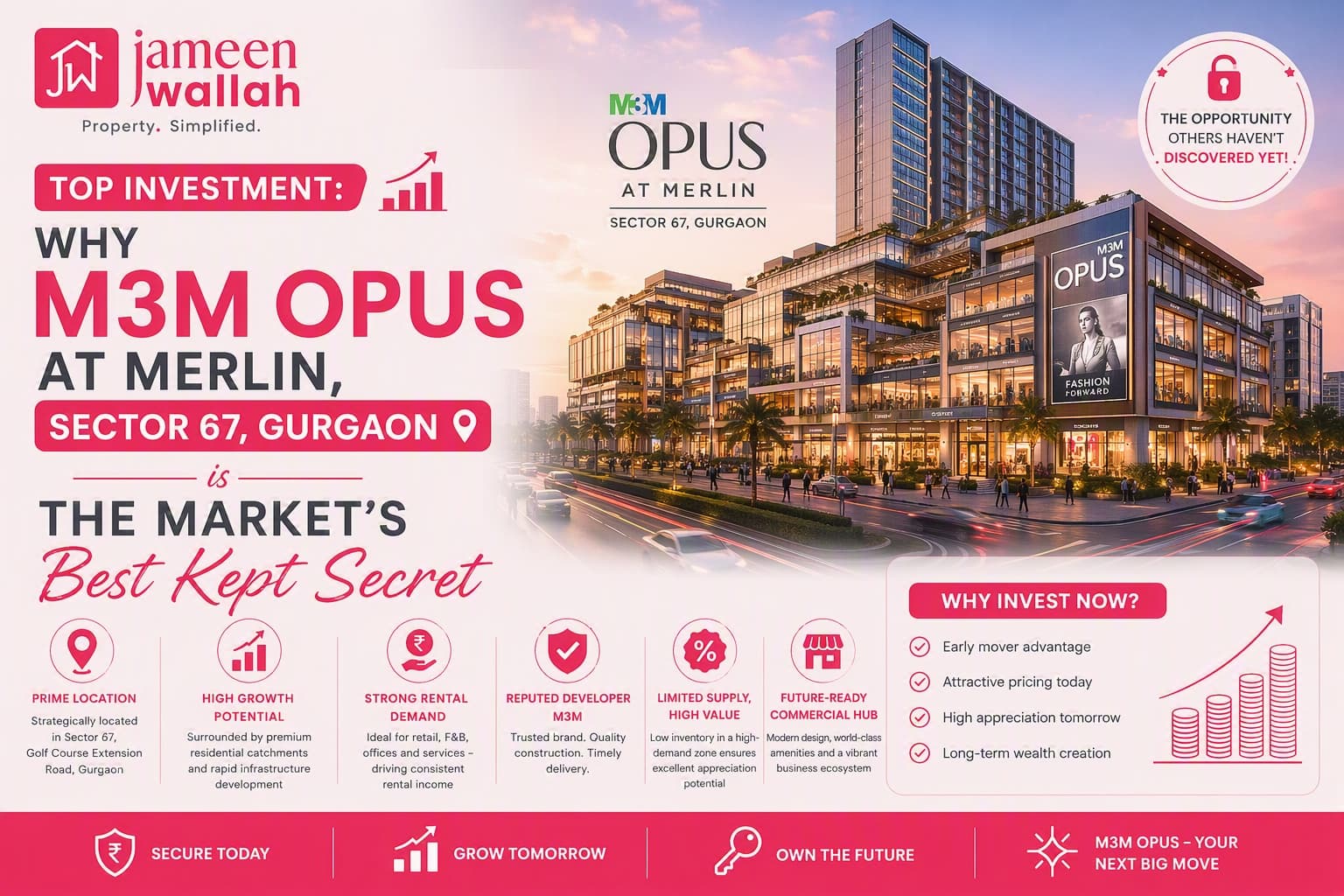Top Investment: Why M3M Opus at Merlin, Sector 67, Gurgaon is the Market's Best Kept Secret